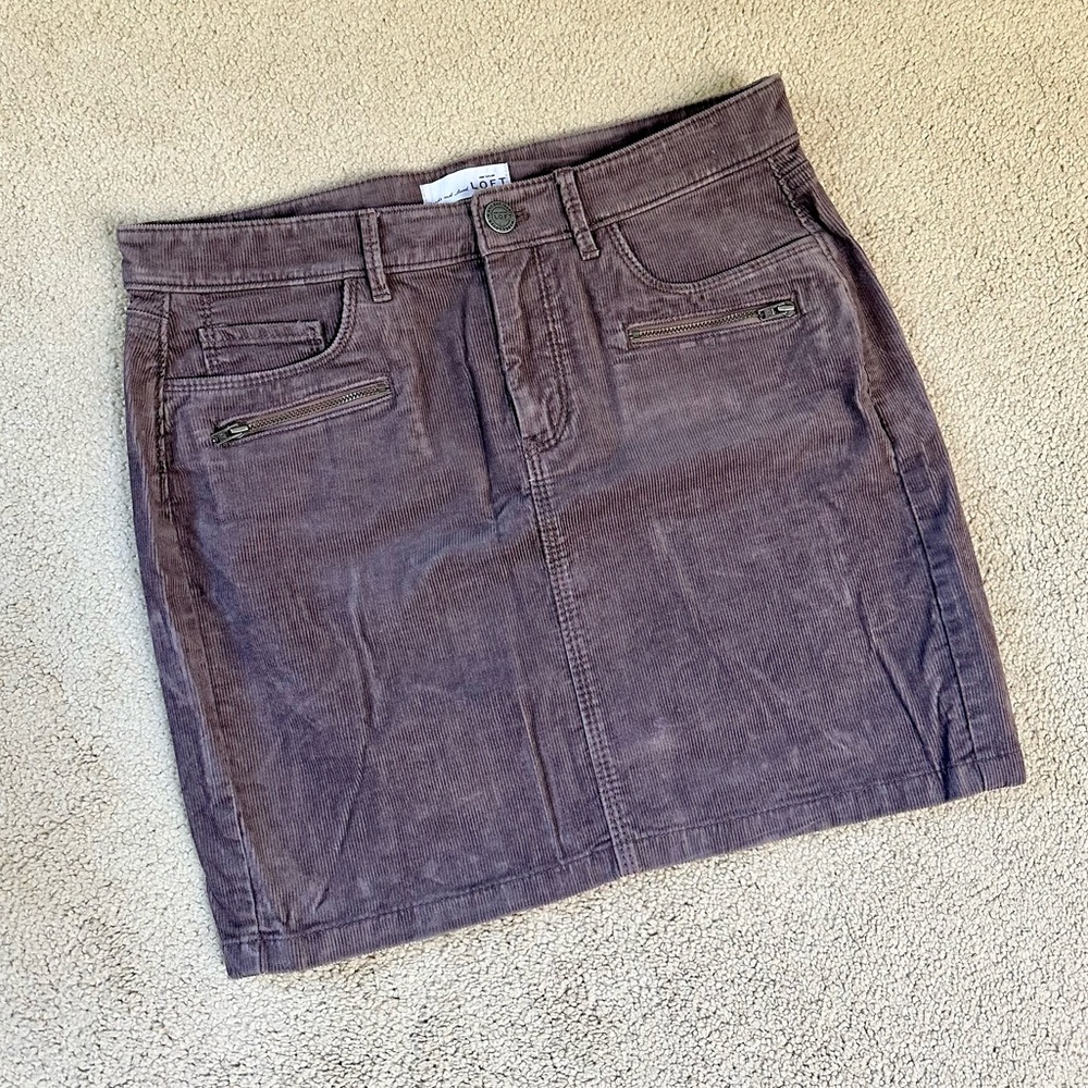 LOFT Corduroy Skirt